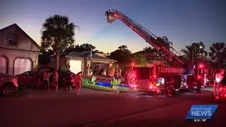 House fire in North Naples caused by old battery pack in solar panels