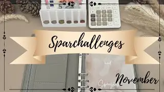 126 Euro für Sparchallenges/ 181 Euro insgesamt 🌸 Umschlagmethode Novemberwoche 1🌸
