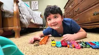 Racing my How Wheels Cars