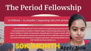 Fellowship Oppertunity||50k Salary||All Graduate can apply ||by Geetanjali Ma'am||Apply Now