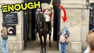 ENOUGH‼️❌King&rsquo;s Guard Gave the FINAL SHOUT at the Stupid Tourist