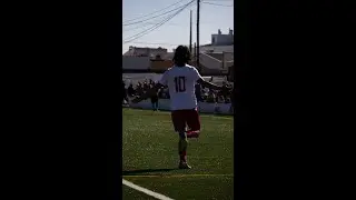 Marcos Santos faz o 2-1 no jogo SL Marinha 3 / GD Guiense 2.