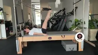 Cadillac &ndash; Leg Series Supine: Scissors | Hip Dissociation, Core Stability & Dynamic Control