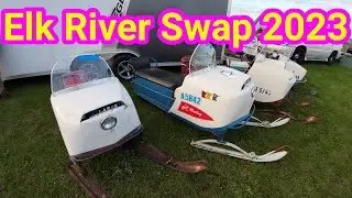 Elk River Swap 2023. Vintage, classic and antique snowmobiles!