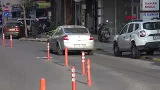 Motosiklet s&uuml;r&uuml;c&uuml;s&uuml;n&uuml;n &ouml;ld&uuml;ğ&uuml; kaza kamerada
