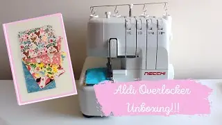 Unboxing The Aldi Necchi Overlocker & Fat Quarter Bundles