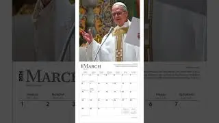 Pope Leo XIV | 2026 Square Wall Calendar