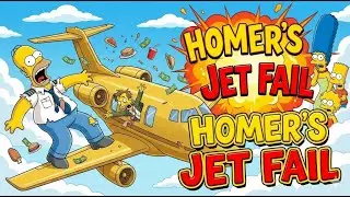 Simpsons Funny Moments | Homer's Private Jet Trip & Life Coach Fail