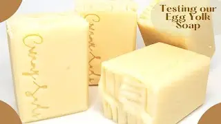 Lather Test - Egg Yolk Soap | Cold Process Soap Making