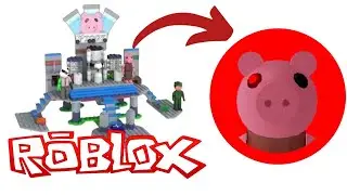 ROBLOX PIGGY BUILDABLE LAB SET FAKE LEGO BUILD #roblox #piggy #brick