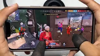 IPHONE 11 SOLO VS SQUAD FULL MAP FREE FIRE GAMEPLAY🔥
