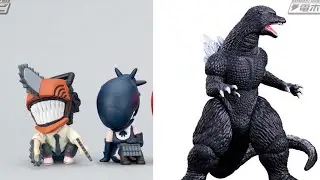 New Godzilla & Chainsaw Man figures revealed Bandai & Takara Tomy Arts