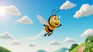 The Busy Bee Buzz Song | Fun Nursery Rhyme for Kids | Baby Songs and Preschool Learning
