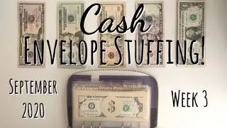 CASH ENVELOPE STUFFING | inconsistent income | Dave Ramsey Inspired Budget