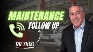 Maintenance Follow Up - Car Sales Training