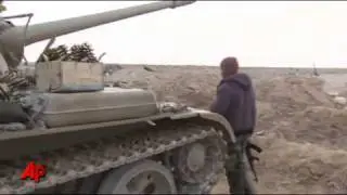 Raw Video: Libya Rebels Position Near Ajdabiya