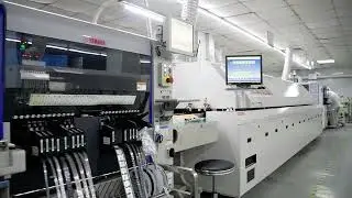 One of SMT lines and SMT machines in our PCBA factory