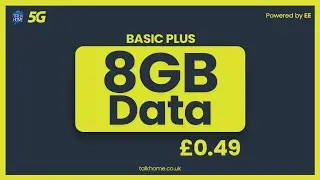 8GB data for just &pound;0.49 - Exclusive SIM-only deal - Talk Home Mobile