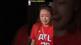 Fan in tears of joy as Shaquille O'Neal gaved Her a kiss - NBA Celbays Highlights