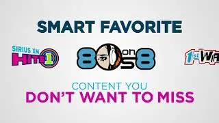 SiriusXM Advanced Audio Features: Smart Favorites