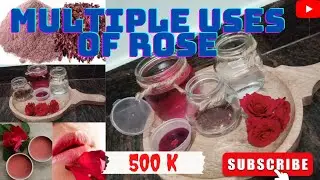 cheez ek fayde anek || rose water|| rose essence|| lip balm|| rose dry powder #rose water #lip balm