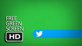 Free Green Screen - Twitter Bar Alert Animated