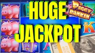 HUGE! $100 SPIN JACKPOT!!! PIGGIES LOVE ME IN LAS VEGAS!! HIGH LIMIT LIVE SLOT PLAY AT THE COSMO