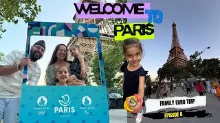 Paris 2024: Family Travel Vlog - Eiffel Tower, Seine Cruise & Olympic Vibes!