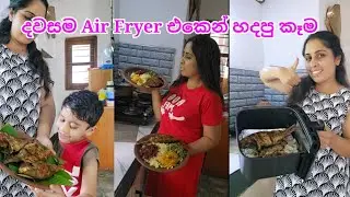 සතියට හදාගන්න Meal Plan එක | Air Fryer එකෙන් උදේට දවල්ට හදපු කෑම 