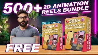 Download 2D cartoons short Reels bundle 500+ ! Download 2D animation  video copyright free.