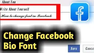 How to Change Facebook Bio Font