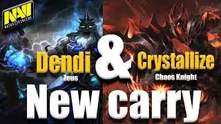 New carry Na'vi Crystallize with Dendi practice carry role vs SoNNeikO