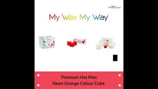 Supernova Depil by Helia-D Premium Hot wax + Neon Orange cube