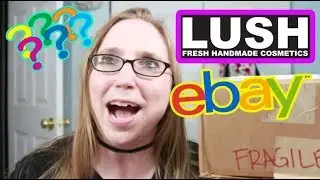 I Bought a LUSH EBAY Mystery Box for $30 What's Inside?! Let's Find Out!