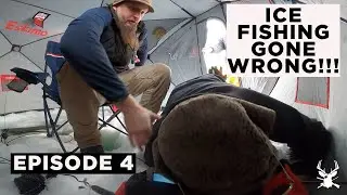 Ice Fishing for Pike and Bass in Northern Wisconsin (ICE FISHING GONE WRONG)