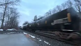Sharon Nails Friendly Framingham Flyer M436 @ Track Speed Thru West Springfield W/ 6 Engines 