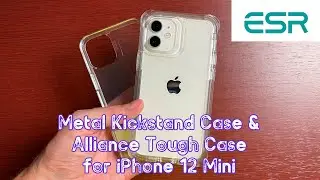 Metal Kickstand & Alliance Tough cases for iPhone 12 Mini by ESR