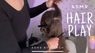 ASMR Hair Play 💛 Hair Braiding | No talking
