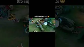 bro enjoying the update😆..#mlbb #mlbbidcreator #mlbbshorts #mlbbfunnymoment