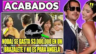 ARRUINADOS ÁNGELA AGUILAR Y CHRISTIAN NODAL POR COMPRAR BRAZALETE DE DIAMANTES Y CAZZU RESPONDE