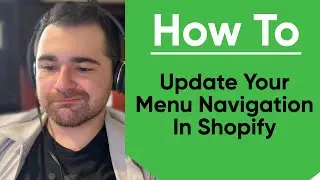 Updating Menu Navigation on Shopify Store