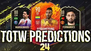 TEAM OF THE WEEK 24 PREDICTIONS FIFA 20 #TOTW24 FT. HEADLINER AUBAMEYANG