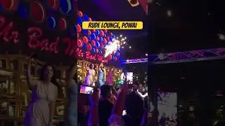 Rude Lounge Powai | #pubs  #weekend #nightlife #mumbai #dancevideo #viralshorts #shorts #shortsvideo