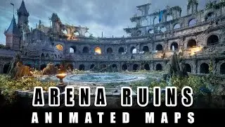 Epic Colosseum Boss Arena - Otherworldly Ruines | Beneos Animated DnD TTRPG Battlemaps and Sceneries