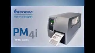 Intermec PM4i Barkod Yazıcı Etiket Durdurma Ayarı (PM4i Barcode Printer Label Stop Adjustment)