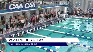 2025 CAA Swimming and Diving Championship Night 1 Highlights