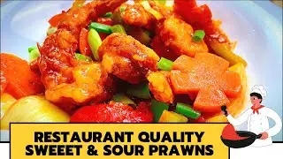 Make restaurant quality Chinese sweet and sour prawns with this easy recipe | Sweet & Sour Recipes