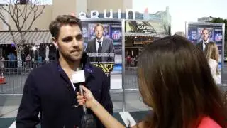Sam Page Talks House of Cards At the Draft Day Premiere!