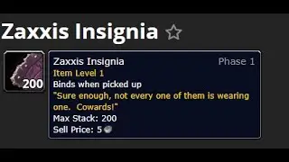 Consortium Rep Grind - Farm Zaxxis Insignias!