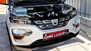 Prezentare becuri LED h7 de dimensiuni asemanatoare becurilor cu halogen montate pe Dacia Spring